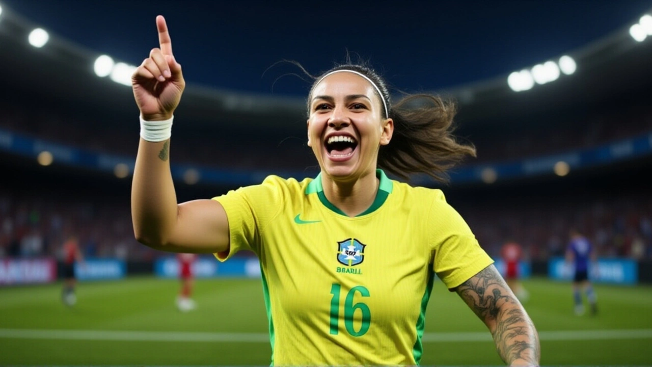 Brasil vence Inglaterra com um a menos e abre caminho à Euro 2025