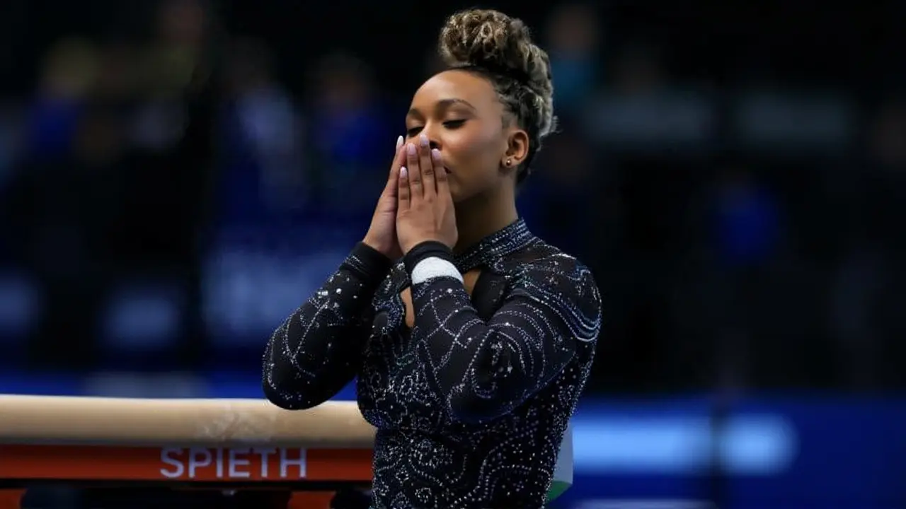 Rebeca Andrade conquista ouro inédito no salto no Pan de Ginástica
